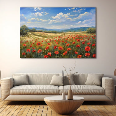 Tableau Toile Coquelicot
